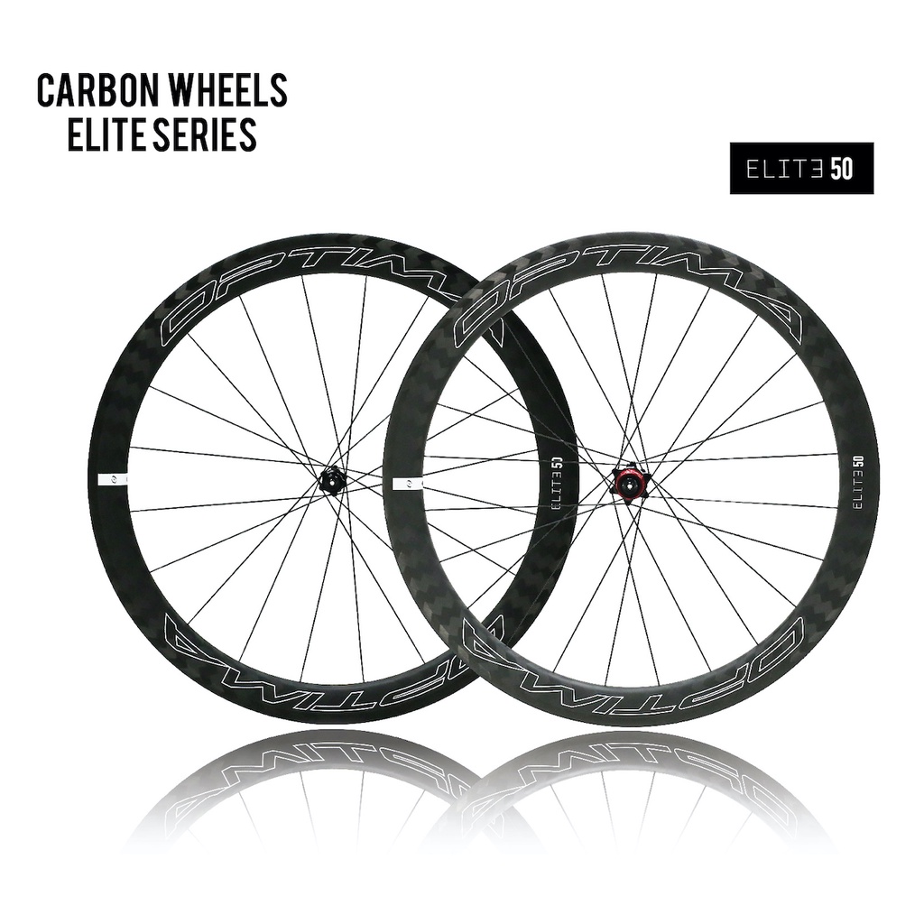 OPTIMA Wheelset ชุดล้อ 700c CARBON FIBER รุ่น ELITE