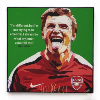 Andrey Arshavin อังเดร อาร์ชาวิน Arsenal อาร์เซนอล รัสเซีย รูปภาพ​ติด​ผนัง​ pop art ฟุตบอล​ กรอบรูป​​ รูปภาพ แต่งบ้าน