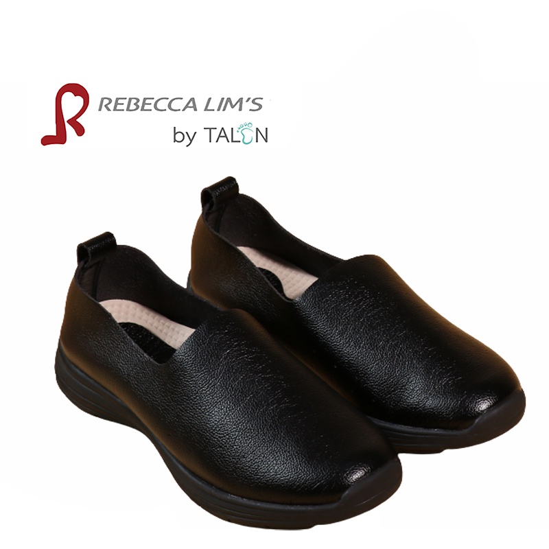 รุ่น Budapest สีดำ รองเท้าสุขภาพ Rebecca Lim's by Talon แก้ปัญหาสุขภาพเท้า รองช้ำ เท้าแบน อุ้งเท้าสู