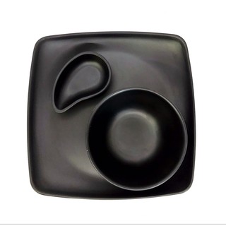 ชุดเซตblack bowl goody melamine