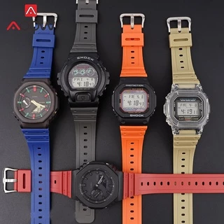 สายนาฬิกาข้อมือ สายยางสเตนเลส TPU แบบเปลี่ยน สําหรับ Casio G-SHOCK DW-5600 GW-M5610 GW-B5600 GA-2100