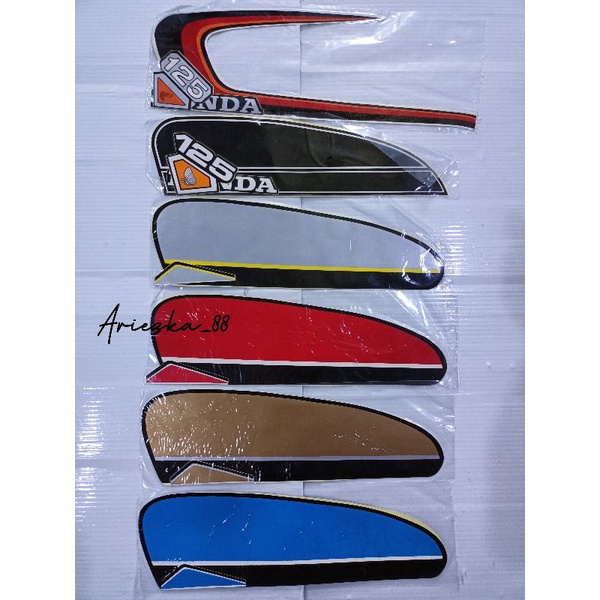 CB100 Glatik Striping | สติ๊กเกอร์ติดมอเตอร์ไซค์ Honda cb125 | Cb125 สตริป