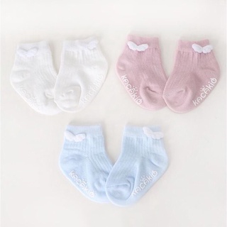 พร้อมส่ง! ถุงเท้าเด็ก ลายปีกนางฟ้า (3สี)