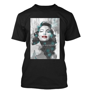 เสื้อยืดคอกลม แขนสั้น ผ้าฝ้าย พิมพ์ลายภาพยนตร์ฮอลลีวูด Ava Gardner Cinema Actress เหมาะกับของขวัญ สําหรับผู้ชาย และผู้หญ