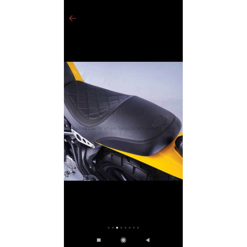 เบาะ XSR155 ทรง Cafe ของแต่ง ศูนย์ไทยแท้ 100% พร้อมส่ง ของใหม่