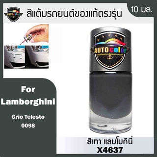 สีแต้มรถยนต์ For Lambroghini 0098 สีเทา Grigio telesto X4637