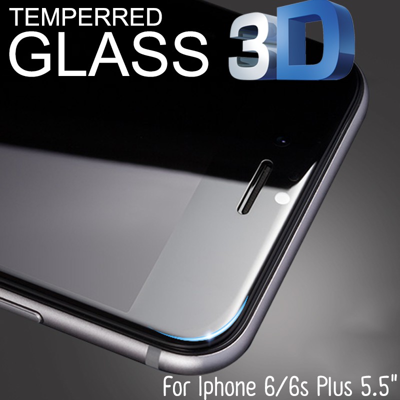 ฟิล์มเต็มจอ 3D Tempered Glass 5.5 และ 4.7 นิ้ว iPhone 5s ถึง iPhone 6Plus