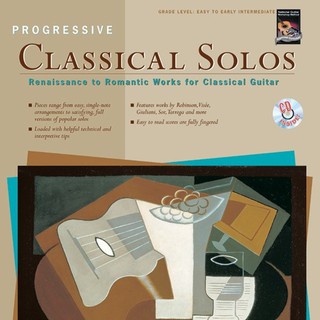 Progressive Classical Solos for Classical Guitar (CD Included)