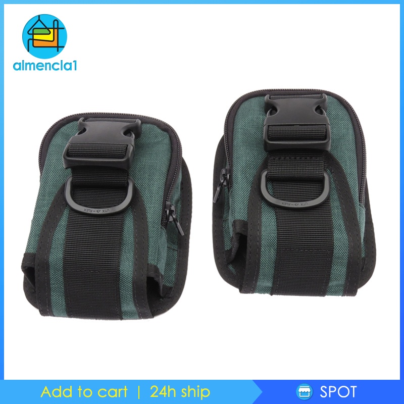 [ALMENCLA1] 1 Pair Scuba Diving Trim Counter 2kg 5lbs Weight Pocket Pouch with Quick Release