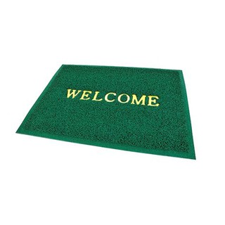 พรมเช็ดเท้าดักฝุ่น พรมไวนิลดักฝุ่น WELCOME ขนาด 50X70 ซม. มี 4 สีให้เลือก