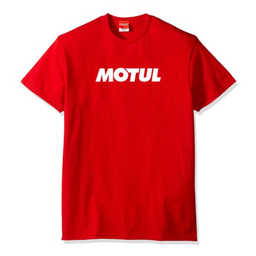 เสื้อยืด น้ำมันเครื่อง รถซิ่ง โมตุล MOTUL 001 คอกลม คุณภาพส่งออก