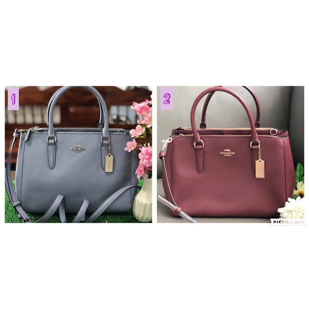 Coach แท้ ✔️ พร้อมส่ง กระเป๋าทรงถังใบใหญ่ 11" | Coach Surrey Carryall