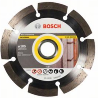 Bosch ใบตัดเพชร ตัดกระเบื้อง เซรามิค คอนกรีต ขนาด 105มม. 4" ดีที่สุดกับวัสดุหลากหลาย (Best for Universal)รหัส 2608602523