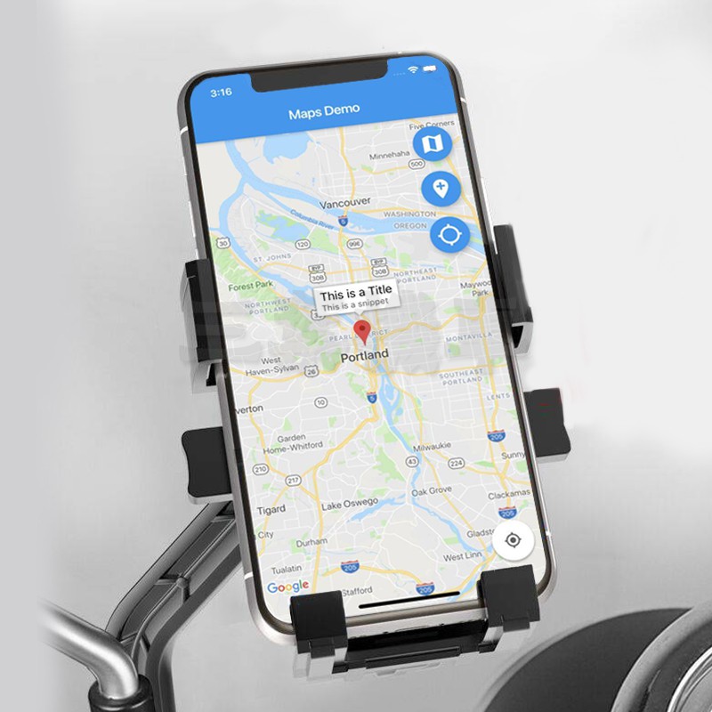 [One Sec Mount] อุปกรณ์เมาท์ขาตั้ง GPS หมุนได้ 360 องศา คุณภาพสูง สําหรับวางโทรศัพท์มือถือ ติดรถมอเต
