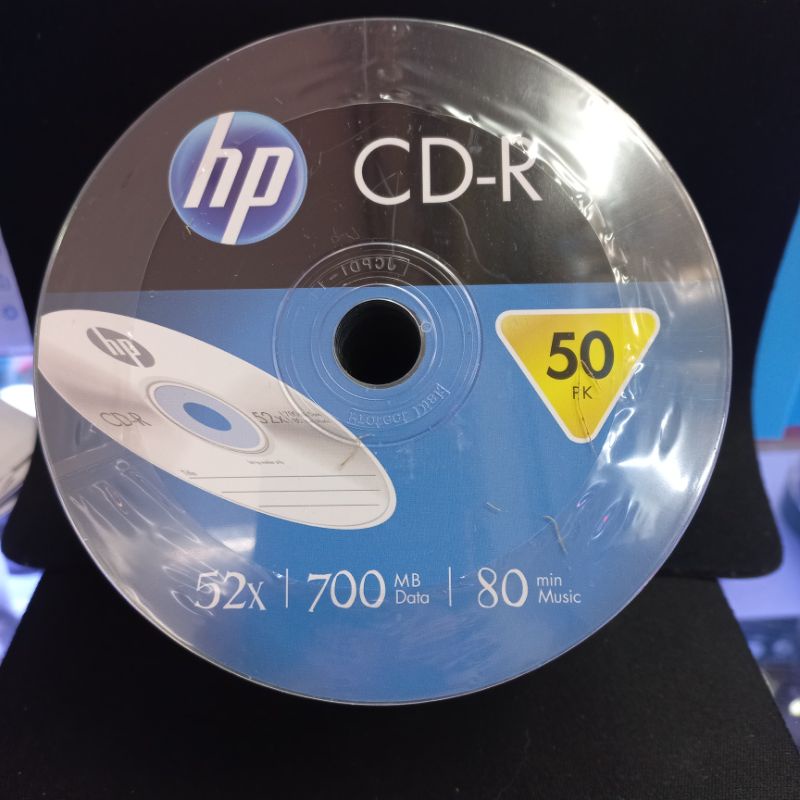 แผ่นซีดี CD CD-R ยี่ห้อ Hp / แท้ ความจุ 700MB Pack 50 แผ่น - รูปที่ 2