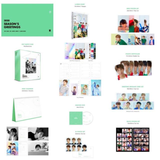BTS 2020 SEASON'S GREETINGS K-POP・アジア BTS 2020 SEASONS