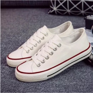 รองเท้าผ้าใบConverse All Star : (สีขาว) ️size: 36-45 รองเท้าผู้ชายผู้หญิง รองเท้าแฟชั่น รองเท้าผ้าใบ มีเก็บเงินปลายทาง