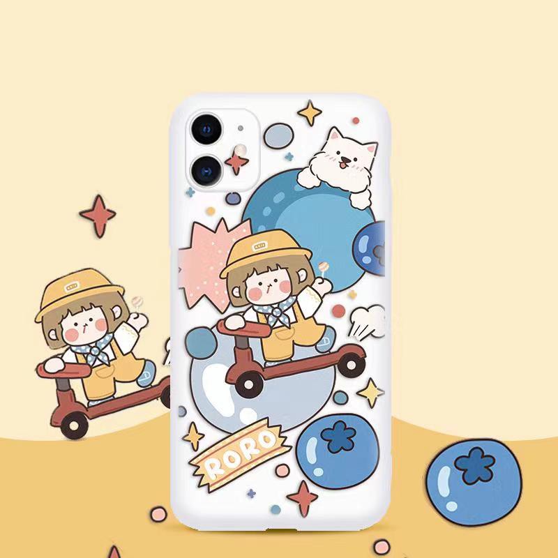 พร้อมส่งจากไทย!!○เคสโทรศัพท์มือถือ ซิลิโคนนิ่ม สไตล์เกาหลี กันกระแทก สำหรับ iPhone11 iPhone11pro iPh