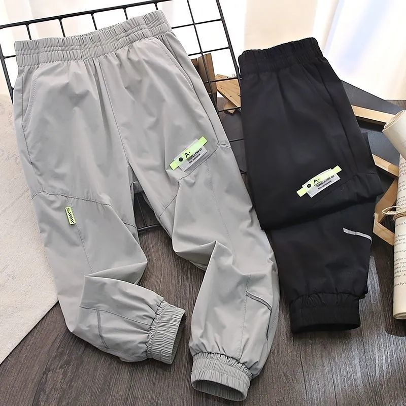 Pinx กางเกงเด็กผู้ชาย กางเกงวอร์มเด็ก ไซส์ใหญ่