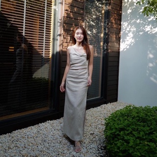 GRIS - Millie Linen Dress เดรสลินินมิลลี่