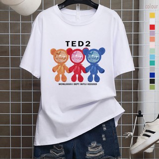 T0662. NEW สีพาสเทลสุดน่ารัก เสื้อยืดแฟชั่น ผ้าคอตตอน นิ่ม ใส่สบาย ใส่ได้ทั้งผู้หญิงและผู้ชาย