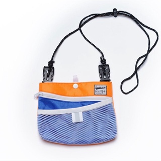 SECRET SEALING BAG RIPSTOP MUSETTE BAG BLUE/ORANGE - กระเป๋าพอกเก็ต