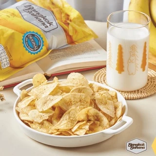 [ยกลัง 12 ซอง] Bangkok Banana กล้วยหอมกรอบขนาด 70 กรัม รสดั้งเดิม Banana Chips Original Flavor