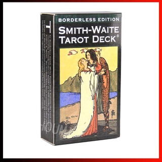 แผ่นการ์ดรุ่นภาษาอังกฤษ Borderless Edition Smith-Waite Tarot 78 แผ่น