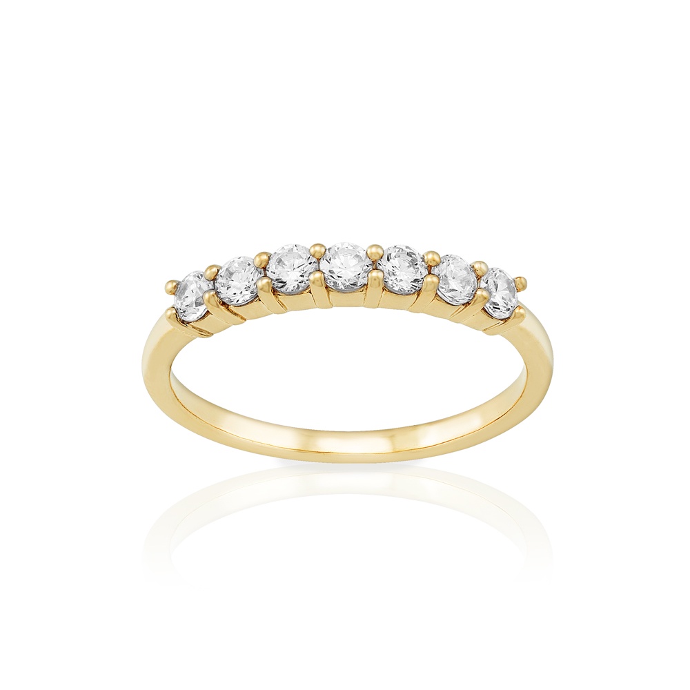 Jewellista แหวนเงินแท้ 925 Ashley  ประดับพลอย CZ