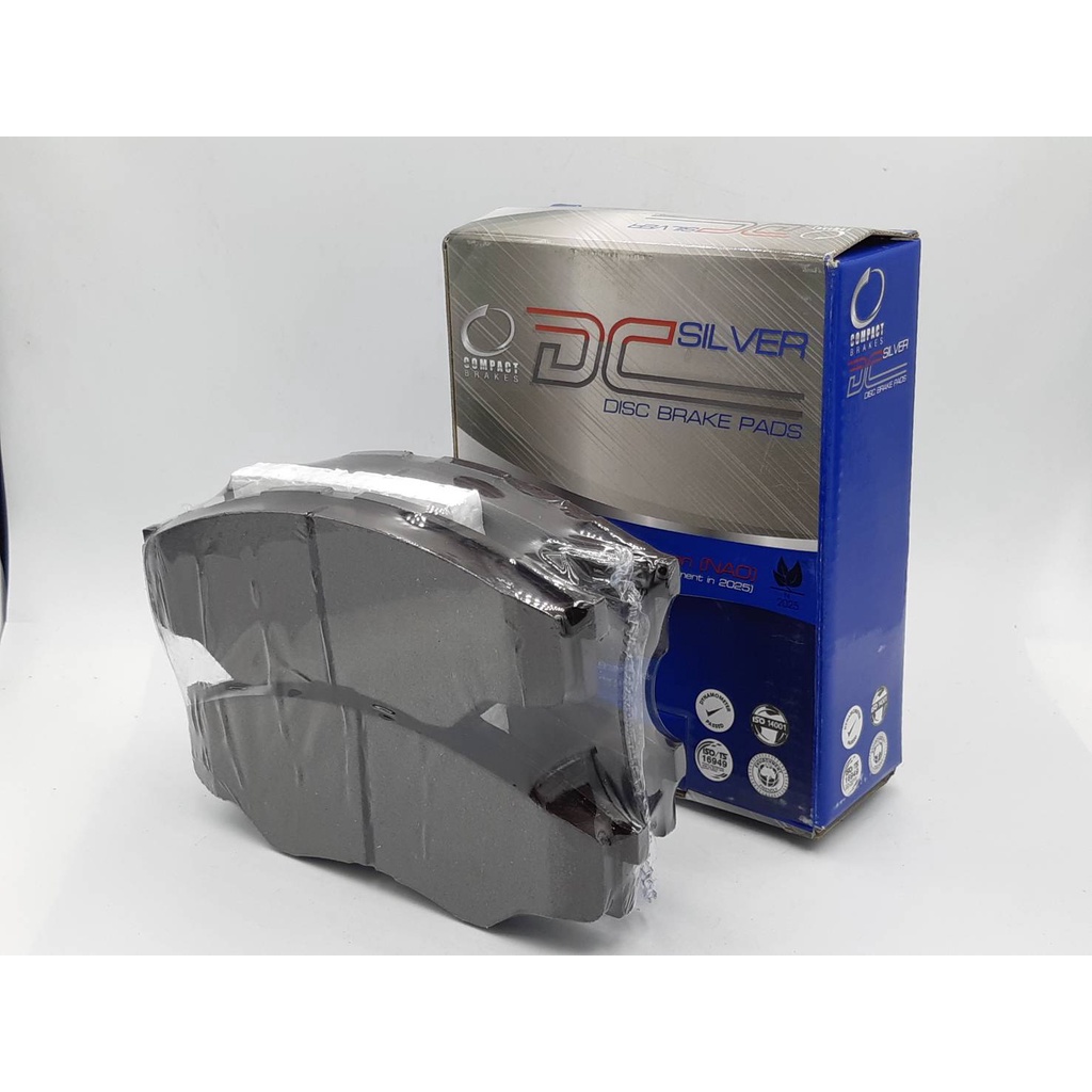 Compact Brakes DCC-737 ผ้าเบรคหน้าสำหรับ TOYOTA VIGO / VIGO CHAMP 2WD ( ขับ2ล้อ ตัวเตี้ย ) ปี 2008-2013 ( DCC-737 )