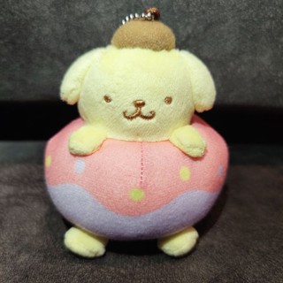 #ตุ๊กตา #พวงกุญแจ #ปอมปอมปุริน #Pompompurin ป้าย #Sanrio #ลิขสิทธิ์แท้ น่ารักมากๆ หายากมาก