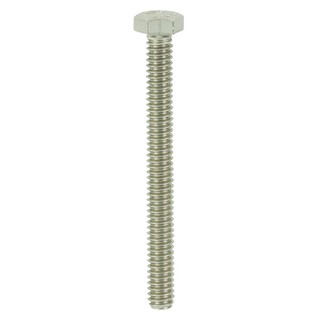 HEX MACHINE SCREW FITT 1/4"X2-1/2" 5EA สกรูหัวหกเหลี่ยม FITT 1/4 นิ้วX2-1/2 นิ้ว 5 ตัว สกรู, น๊อตและแหวน อุปกรณ์ยึดติด เ