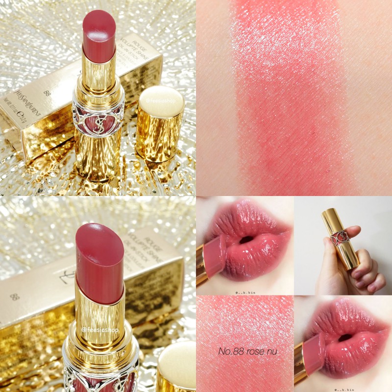 Yves Saint Laurent Rouge Volupte Shine Spring 2019 Swatches Помады ...