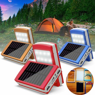 เบา💗Dual USB LED Light 5-Cell 18650 Battery Charger Box Solar Power Bank DIY Case Kit