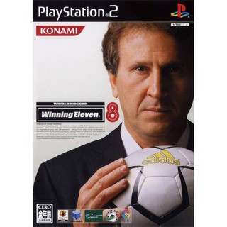 World Soccer Winning Eleven 8 PS2 (Japan) แผ่นเกมส์ps2 วินนิ่ง8 แผ่นเกมเพล2 เกมps2เกมบอล winning8 JP