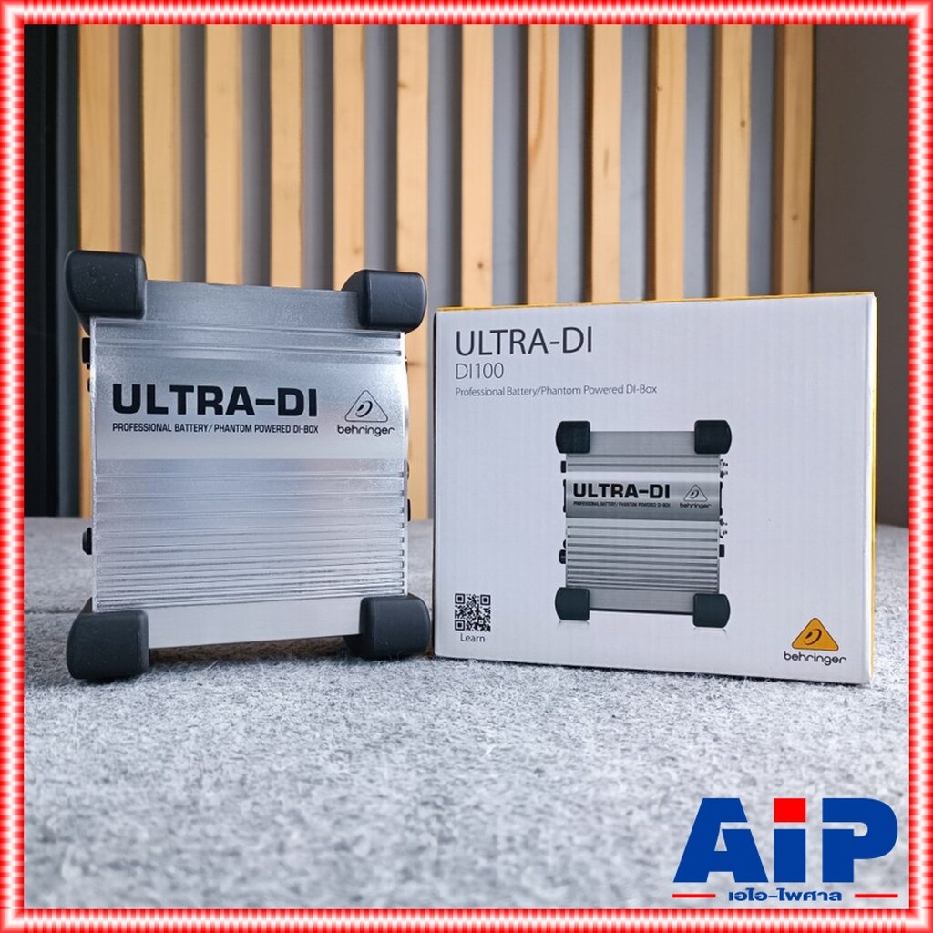 BEHRINGER DI-100 ULTRA DI-BOX กล่องป้องกันเสียงรบกวน กล่อง DI100 DI BOX di 100 +++