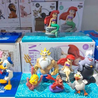 ฟิกเกอร์แท้ JP มือ1  Banpresto MEGAWCF story06 Little  Mermaid -  Ariel ,  Sebastian