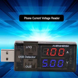 DC 3V-9V 0-5A USB Current and Voltage Tester USB Voltmeter Ammeter