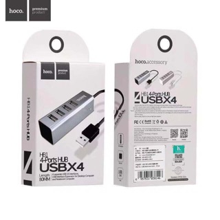 HOCO HB1  4-port USB  HUB  เพิ่งช่องเสียบusb