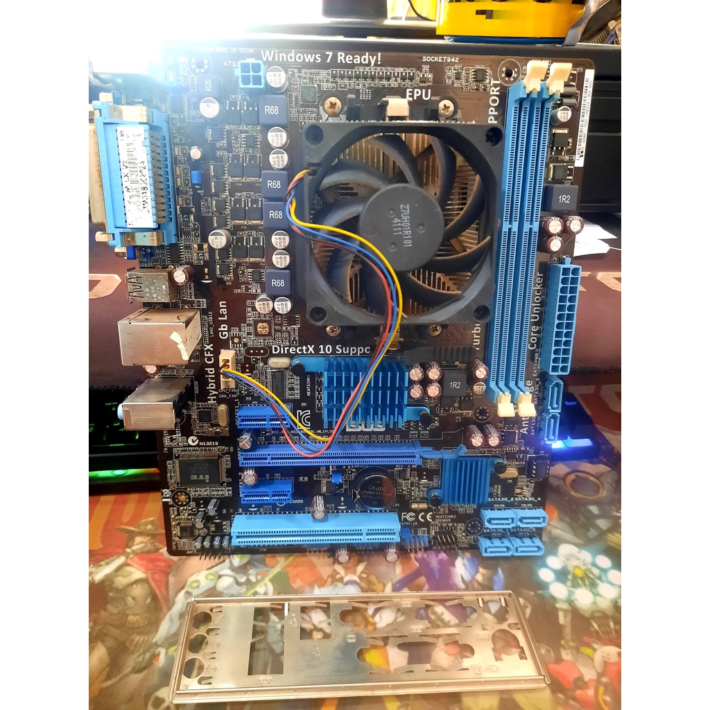 เมนบอร์ดAM3+ พร้อม CPU AMD CPU Phenom x2 555 ราคาถูกมาก
