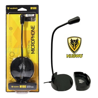 MICROPHONE ไมค์โครโฟน คอมพิวเตอร์ ตั้งโต๊ะ NUBWO M180 (BLACK)