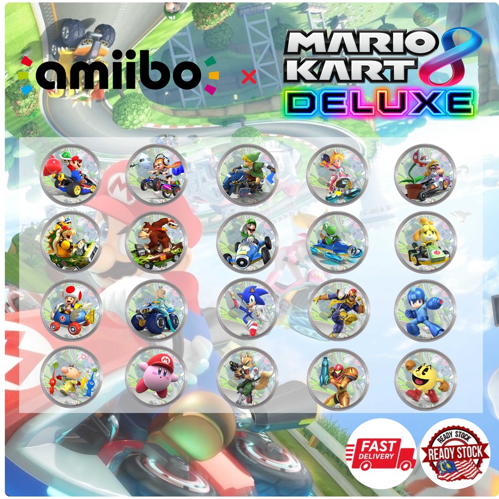 เหรียญ Mario Kart 8 Deluxe Amiibo