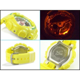 Casio Baby-G นาฬิกาข้อมือผู้หญิง สีนีโอพาสเทล สีเหลือง สายเรซิ่น รุ่น BA-110CA-9A