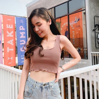 Katie Top Crop เสื้อกล้ามครอป (6014)