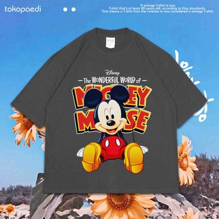 เสื้อยืดผ้าฝ้ายพิมพ์ลายขายดี เสื้อยืด พิมพ์ลาย Micky MOUSE OVERSIZE | เสื้อยืด ขนาดใหญ่ | เสื้อยืด ขนาดใหญ่ | เสื้อยืด ส