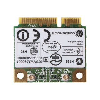 อะแดปเตอร์ไร้สาย 300 Mbps 802.11 B / G / N Mini Pci-E Wifi Card สําหรับ Atheros Ar9287 Ar5B97