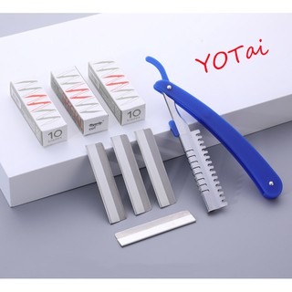 YOTAI (1กล่อง มี 10ใบ) มีดโกนกันคิ้ว มีดโกนขนนก มีดโกน มีดโกน มีดกันคิ้ว ใบมีดกันคิ้ว ใบมีดโกน ราคาถูก