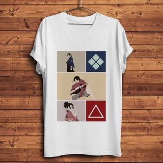 Gildan เสื้อยืดผ้าฝ้าย 100% พิมพ์ลายอนิเมะ Samurai Champloo Fuu Jin Mugen สีขาว สําหรับผู้ชายS-5XL