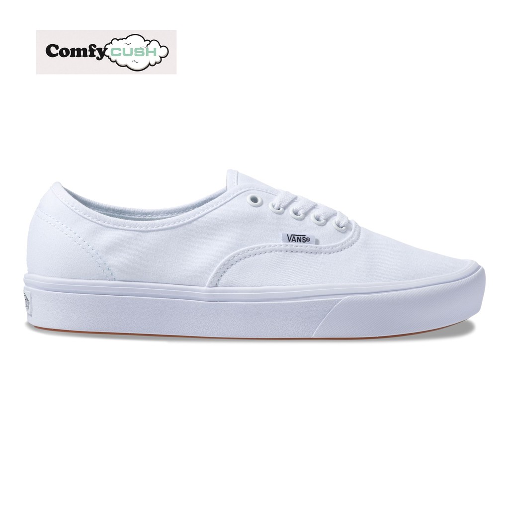 [ลด30% เก็บโค้ด 2509FASHDD] VANS Comfycush Authentic (Lite) True White รองเท้า แวนส์ แท้ แบบเบา ได้ท