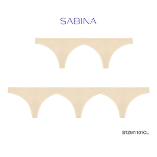 Sabina กางเกงชั้นใน (Set 5 ชิ้น)(G-String) รุ่น Panty Zone รหัส STZM1101CL สีเนื้ออ่อน